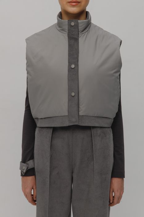 ЖИЛЕТ МИРИ СЕРЫЙ