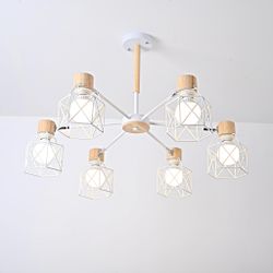 Потолочная Люстра Corf B3 White 6 Lamps By Imperiumloft