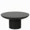 Кофейный стол Floss Ø75х36 см, черная керамика