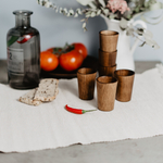 Набор деревянных стопок 6 шт. из древесины кедра. R30