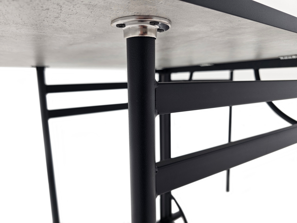 Стол-книжка Мир стульев Искра, Цемент, Черный муар