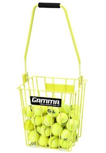 Корзина для мячей Gamma BALLHOPPER PRO 90 - neon yellow