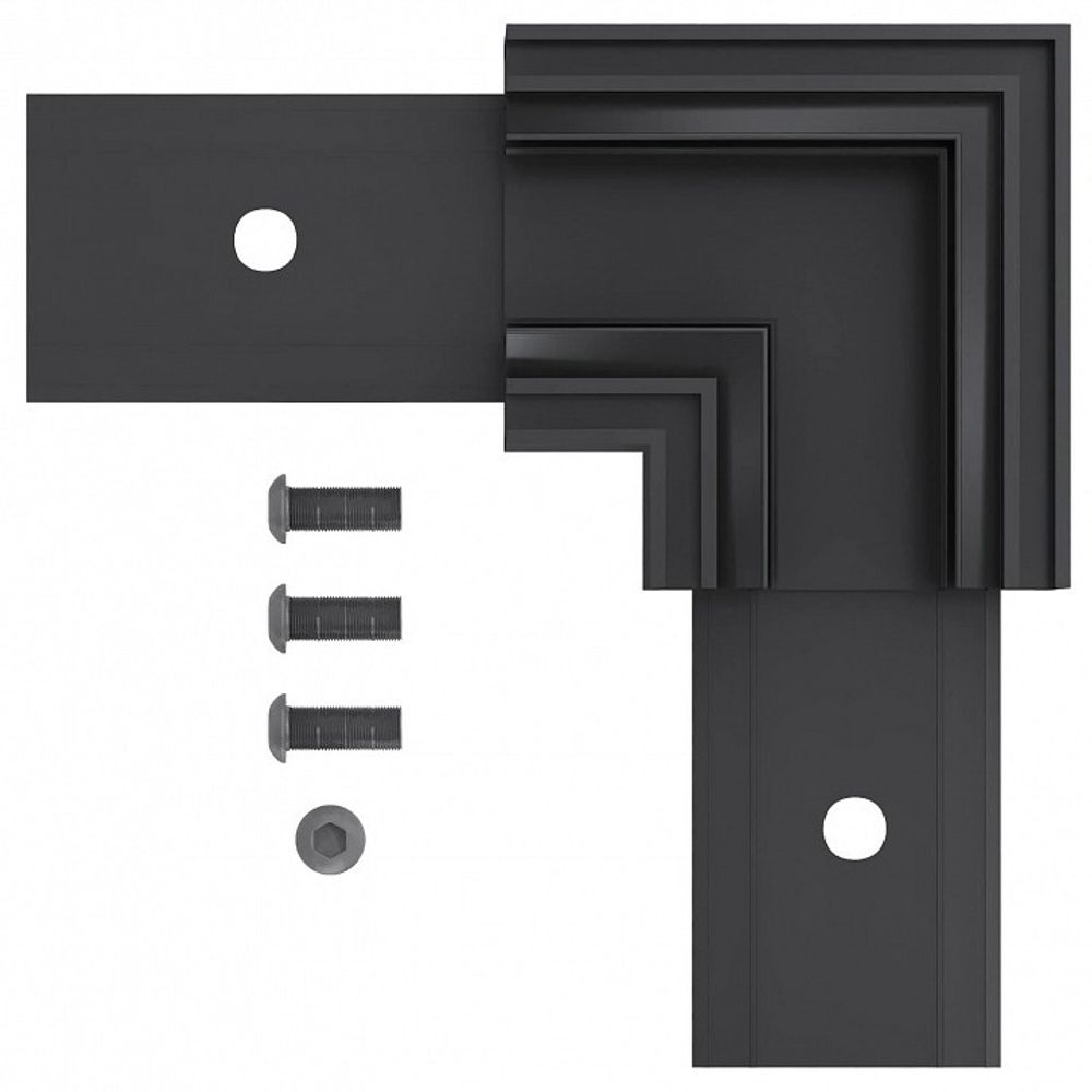 Соединитель угловой L-образный для треков накладных ST-Luce SKYLINE 48 ST1007.419.00