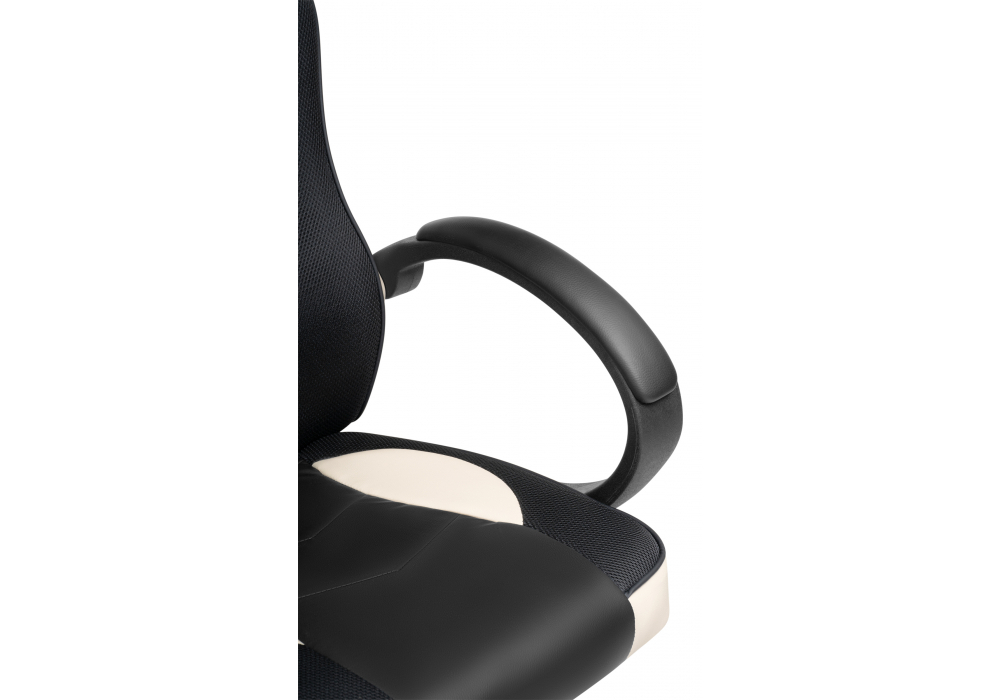 Офисное кресло Woodville Kard black, сream