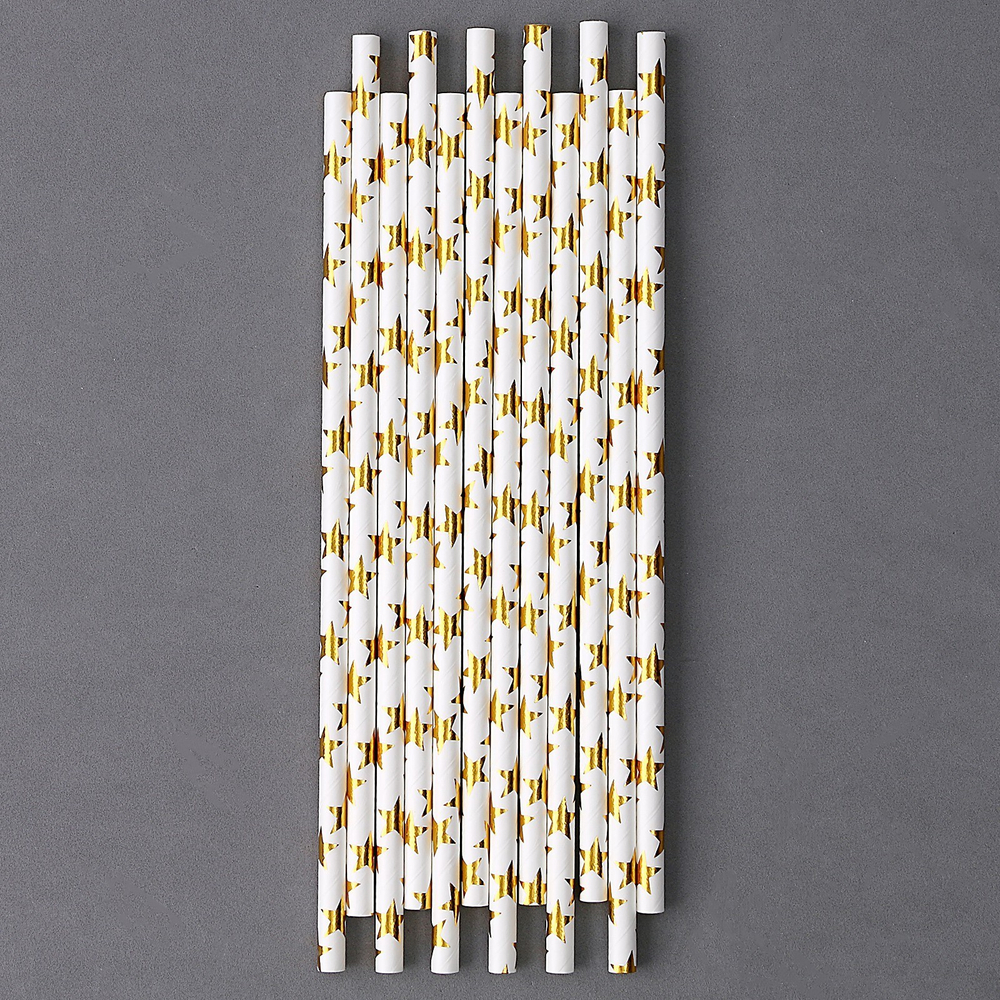 Трубочки для коктейля в асс., набор 12 шт.