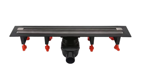 Трап душевой с гидрозатвором (РЕГУЛИРУЕМАЯ ДЛИНА, САТИН) 80см ViEiR  (4/1шт)