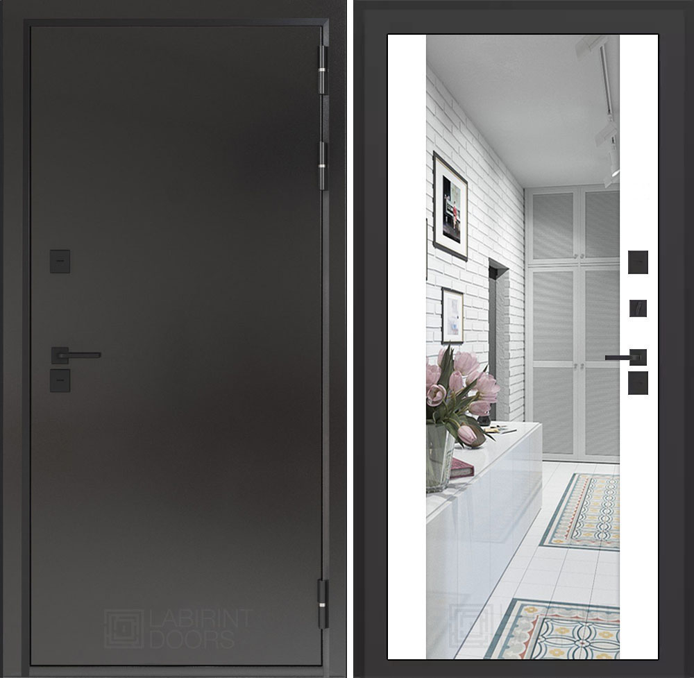 Бункер 10 зеркало МАХ белый софыт