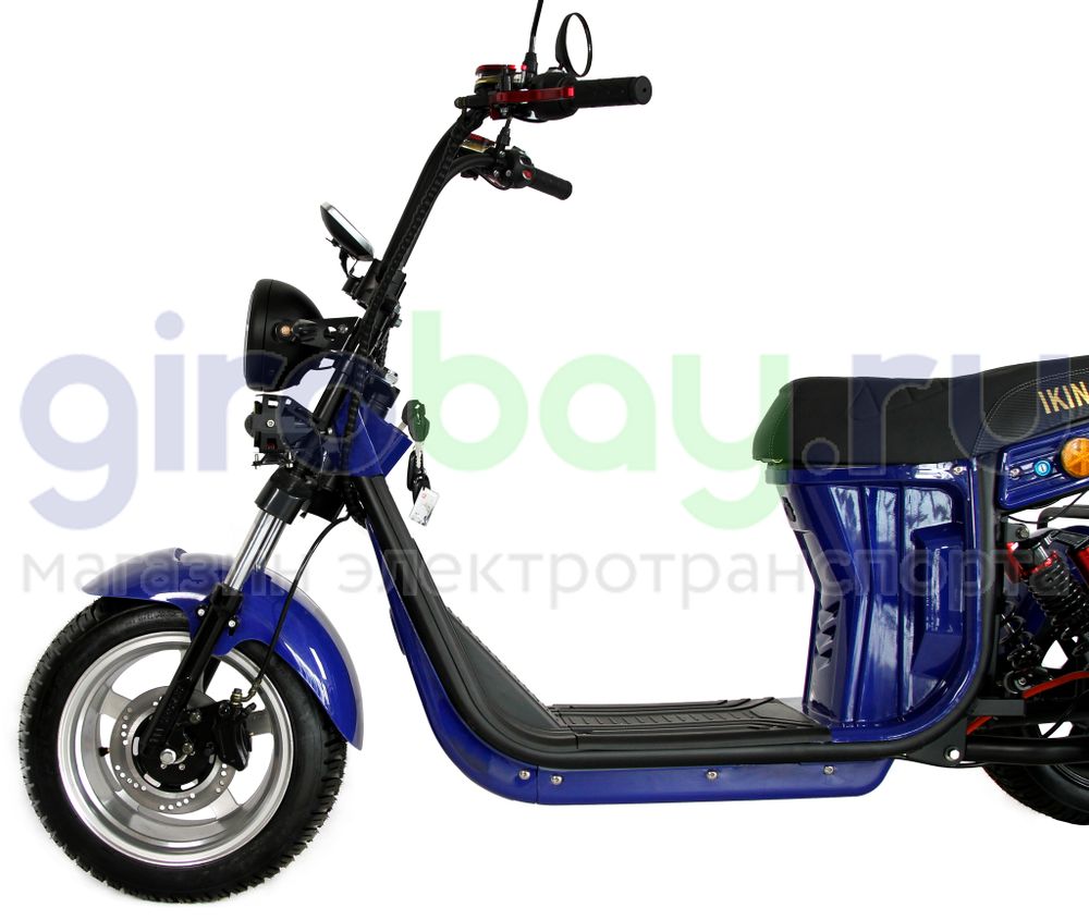 Электроскутер IKINGI M7 PRO TRIKE 3333W - Синий фото №12