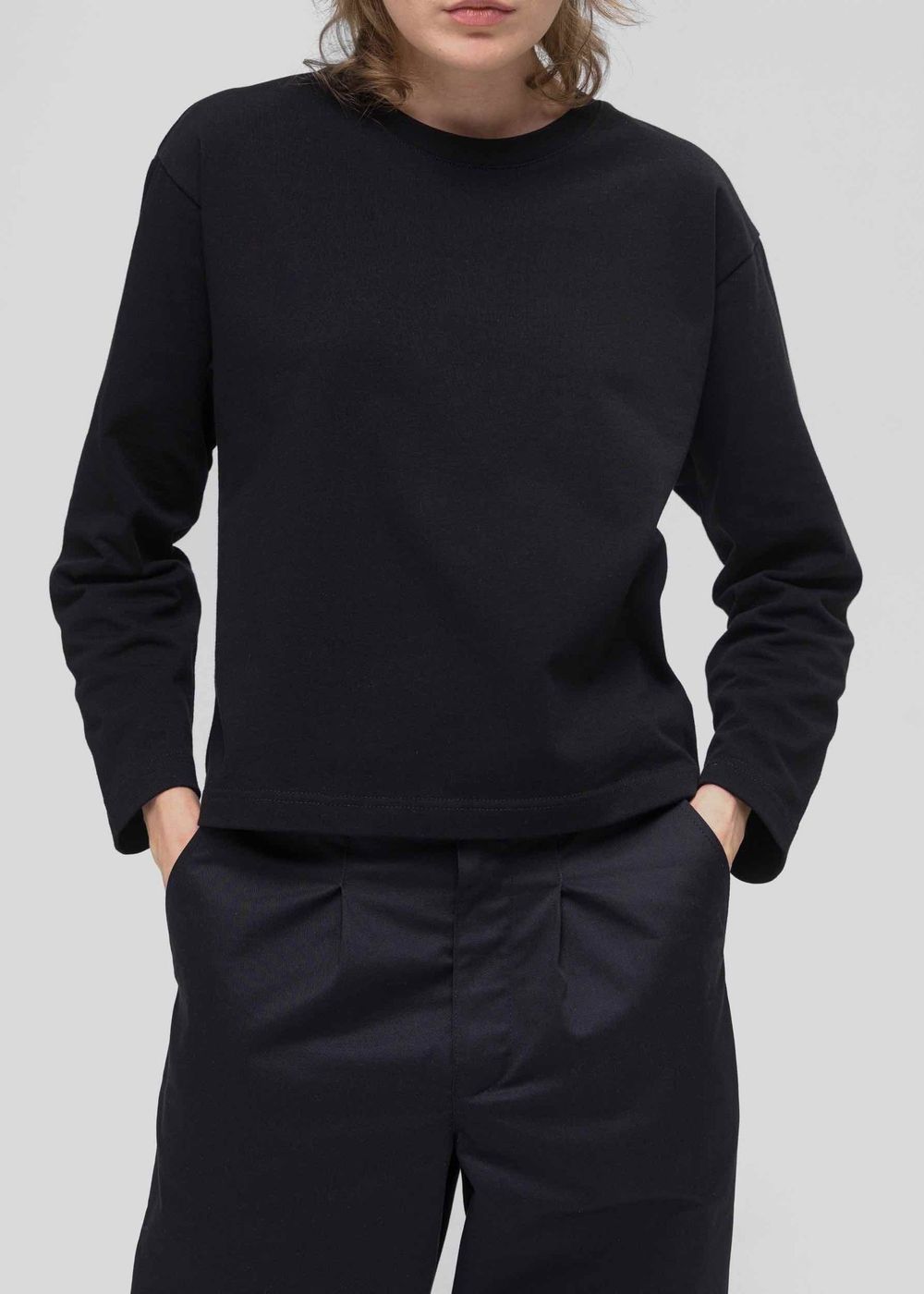 Лонгслив FOS Плотный Женский Черный