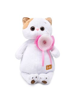 Мягкая игрушка Ли-Ли с цветком 24см