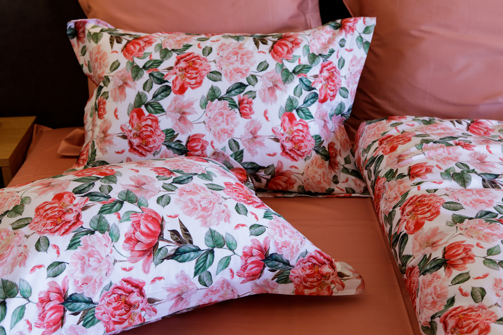 Постельное белье 2 спальное евро von der Thannen Coral Peony