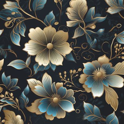 Золотые цветы