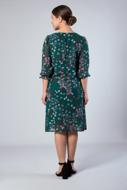 Платье женское 3831ВПБ, малахит наб #284Ман053831ВПБ
