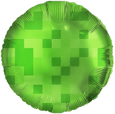 Круг "Пиксели Майн Крафт"