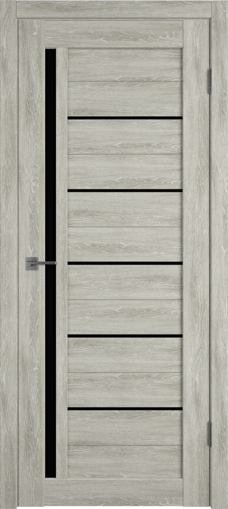 Дверь Atum 1 / Lin Vellum / Black Gloss / Владимирские двери