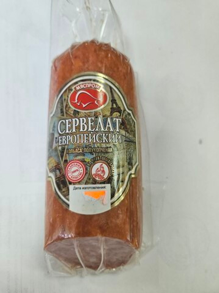 Сервелат Европейский, Мяспром/290 г