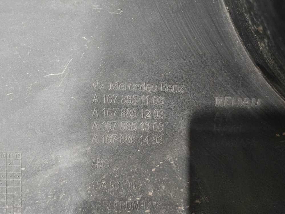 Бампер задний Mercedes GLE (V167) 18-нв Б/У Оригинал A16788512039999