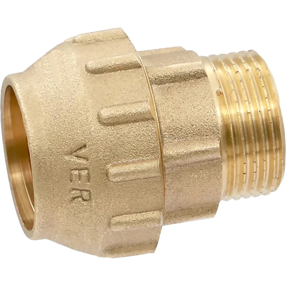 Муфта VIEIR для трубы ПНД S25x3/4"M (10) VER370