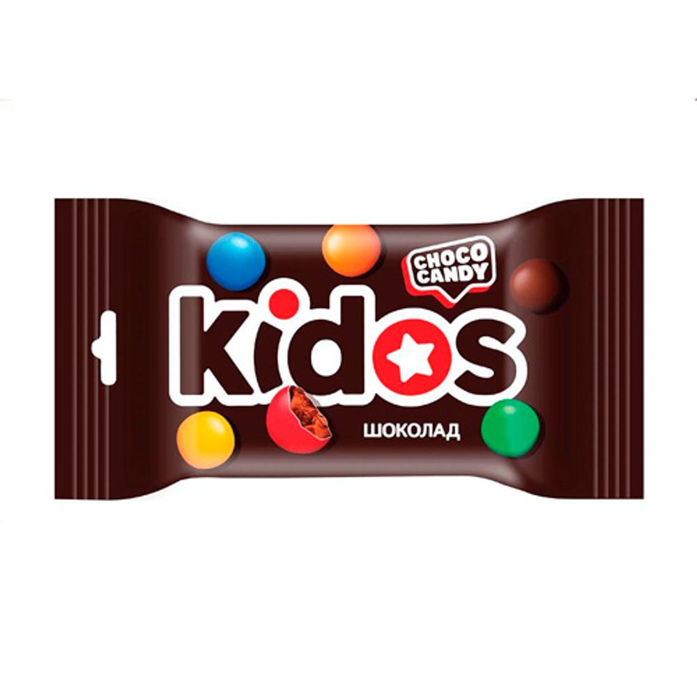 Шоколадное дражже "Kidos" с арахисом 20гр