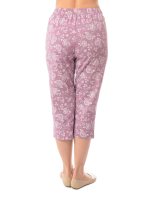 Пижама с бриджами КД-020/розоваяветочка