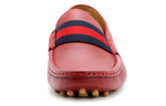 GUCCI Gommino Loafers Men"s Low top Pink