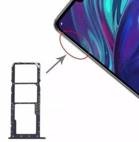 Контейнер SIM для Huawei Y7 2019 Черный