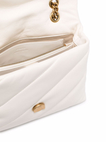 CLASSIC LOVE BAG PUFF MAXI QUILT – white gold