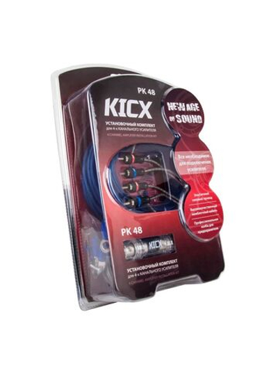 Комплект для 4-х канального усилителя Kicx PK 48