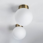 812011 Люстра GLOBO 1х40W E14 БРОНЗА/БЕЛЫЙ