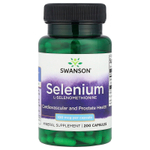 Swanson Vitamins, селен, 100 мкг, 200 капсул