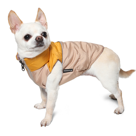 Жилет двухсторонний Gamma "Кэмел" L, бежевый 33х49 см