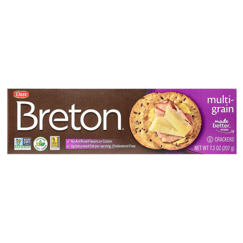 Breton Original Crackers, Крекеры, из нескольких видов злаков, 207 г (7,3 унции)