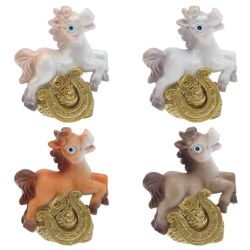 GAEM Фигурка декоративная "Лошадка", L6 W3 H7,5 см, 4в.