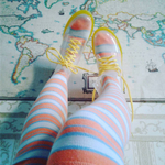 Прозрачные ботинки Invisible-Shoes Желтые