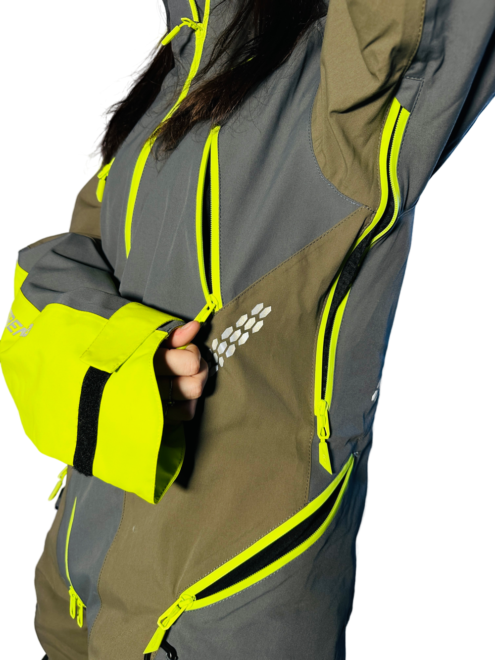 Комбинезон EXTREME 2.0 Man Grey - Brown - Lime Утепленный (100) (KL)