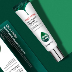 Farmstay Cica farm rolling eye serum Сыворотка для кожи вокруг глаз с центеллой азиатской - 25 мл