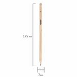 Карандаши чернографитные чертежные школьные разной твердости, НАБОР 3 штуки: Н, НВ, B, ПИФАГОР, 181998