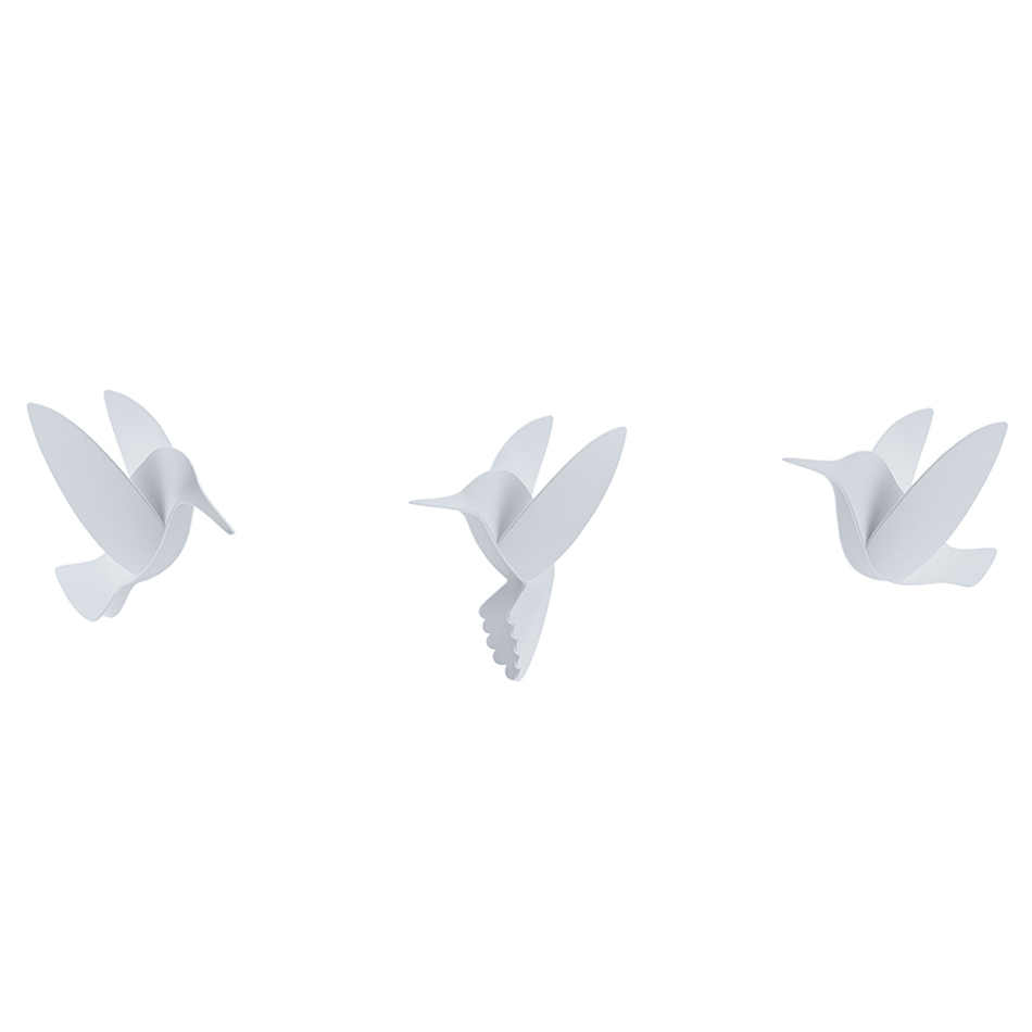 Декор для стен Hummingbird 9 элементов разноцветный, Umbra