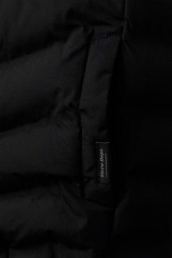 ZARA ОЧЕНЬ ЛЕГКИЙ ЖИЛЕТ WATER REPELLENT С КАПЮШОНОМ, ЧЕРНЫЙ