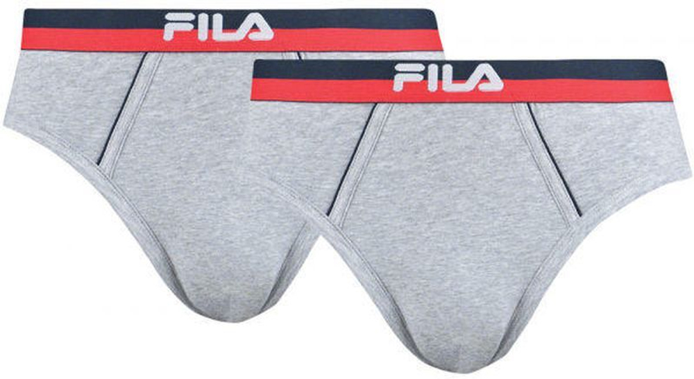 Мужские спортивные боксеры Fila Man Brief 2P - grey
