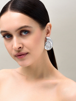 Серьги "Old shell" Silver