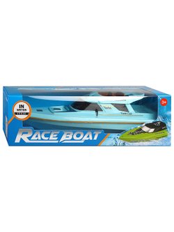 Игрушка Лодка Вояж на батарейках (53901), цвет голубой