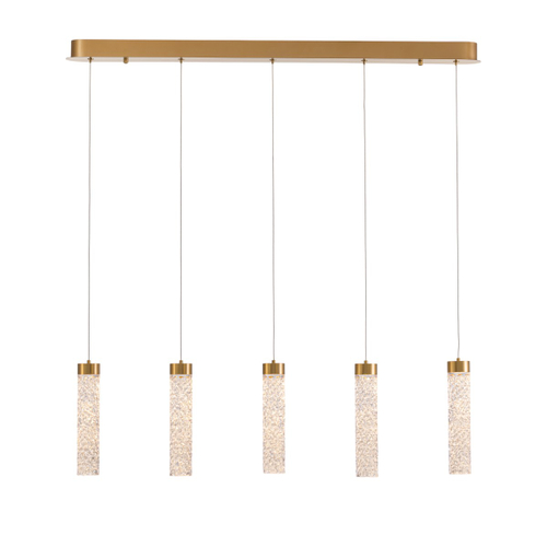 Подвесной светильник MD24030028-5B brass/clear