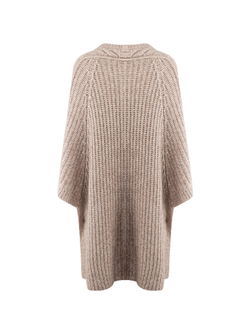 CRUCIANI пончо - бежевый