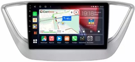 Магнитола для Hyundai Solaris 2 2017-2022 - Canbox 9039 Qled, Android 10, ТОП процессор, SIM-слот