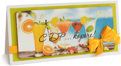 Открытка с надписью "С Днём рождения!" Женская