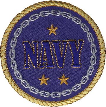 Нашивка Морская цепь (золотая)