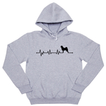 Толстовка "Акита - сердечный ритм"