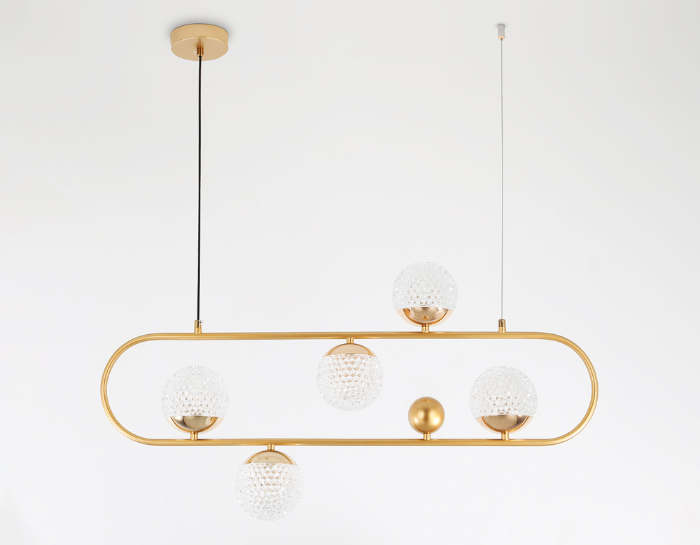 Светильник подвесной TR5433/5 GD золото G9/5 max 40W 780*110*1000