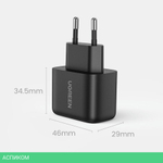 Сетевое зарядное устройство Ugreen CD250-50581 Black (50581)